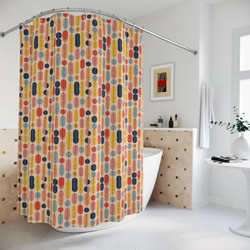 Rad Retro Style Shower Curtains - Vintage Vibes for Bathrooms - DipaliZ