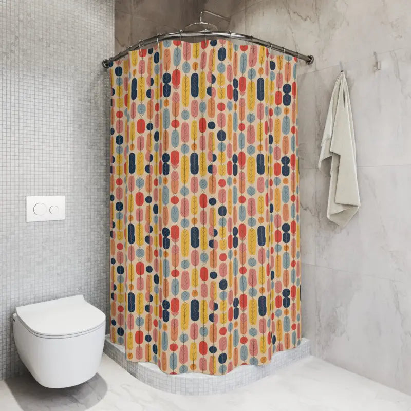 Rad Retro Style Shower Curtains - Vintage Vibes for Bathrooms - DipaliZ