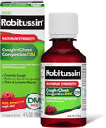 Robitussin Adult Cough + Chest Congestion DM, Maximum Strength, Rasberry Flavor