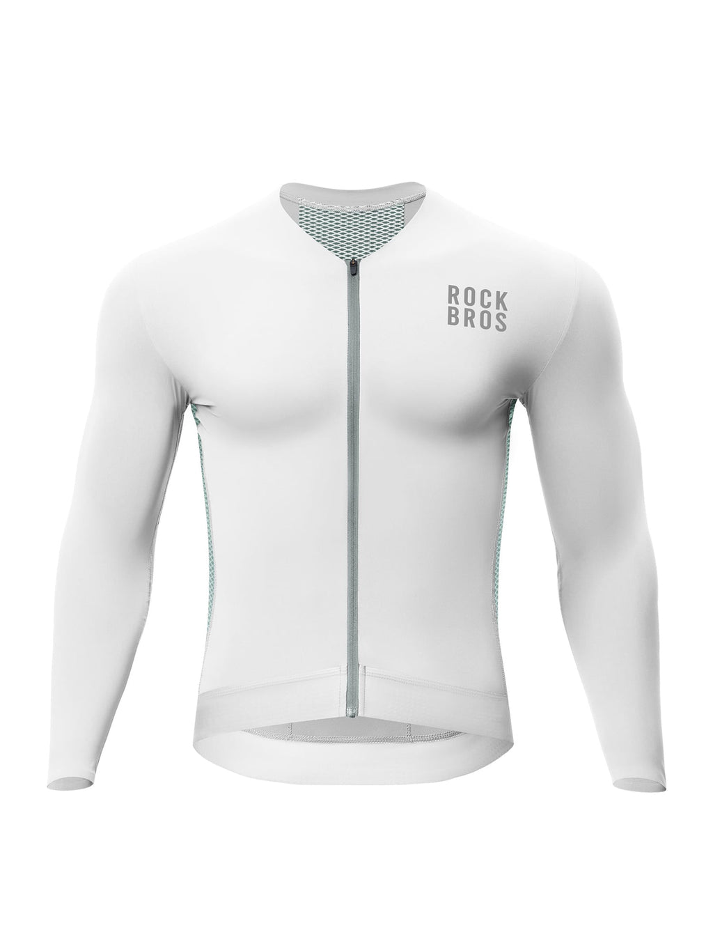 Men's Colorblock Long-Sleeve Cycling Jersey