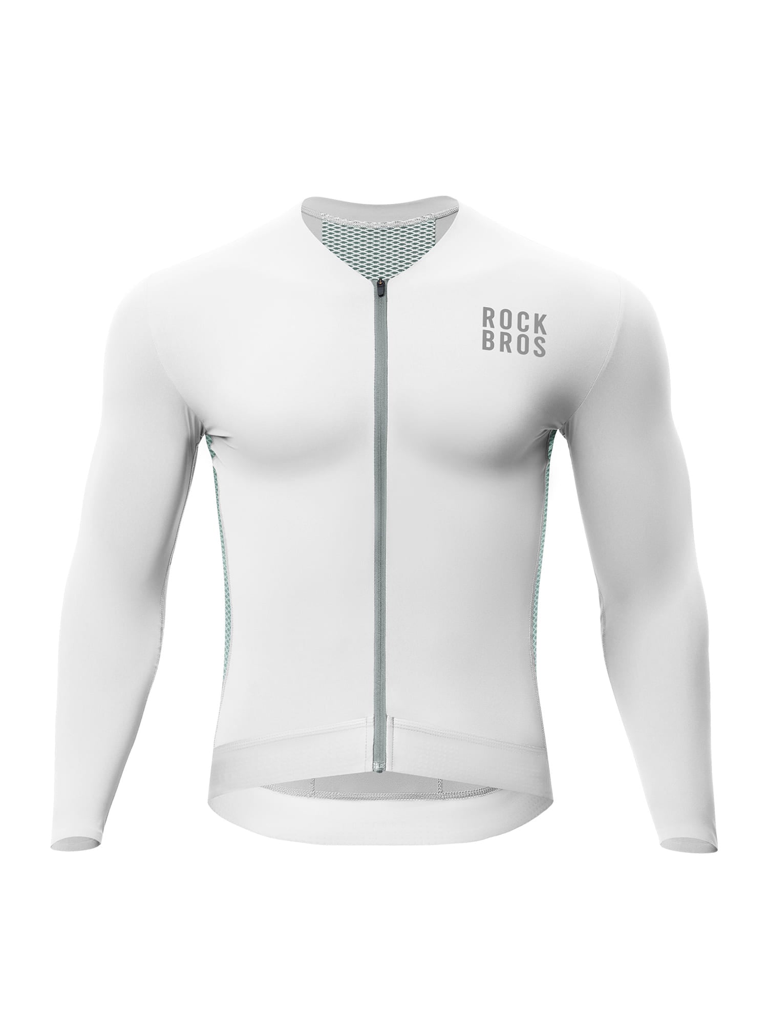 Men's Colorblock Long-Sleeve Cycling Jersey