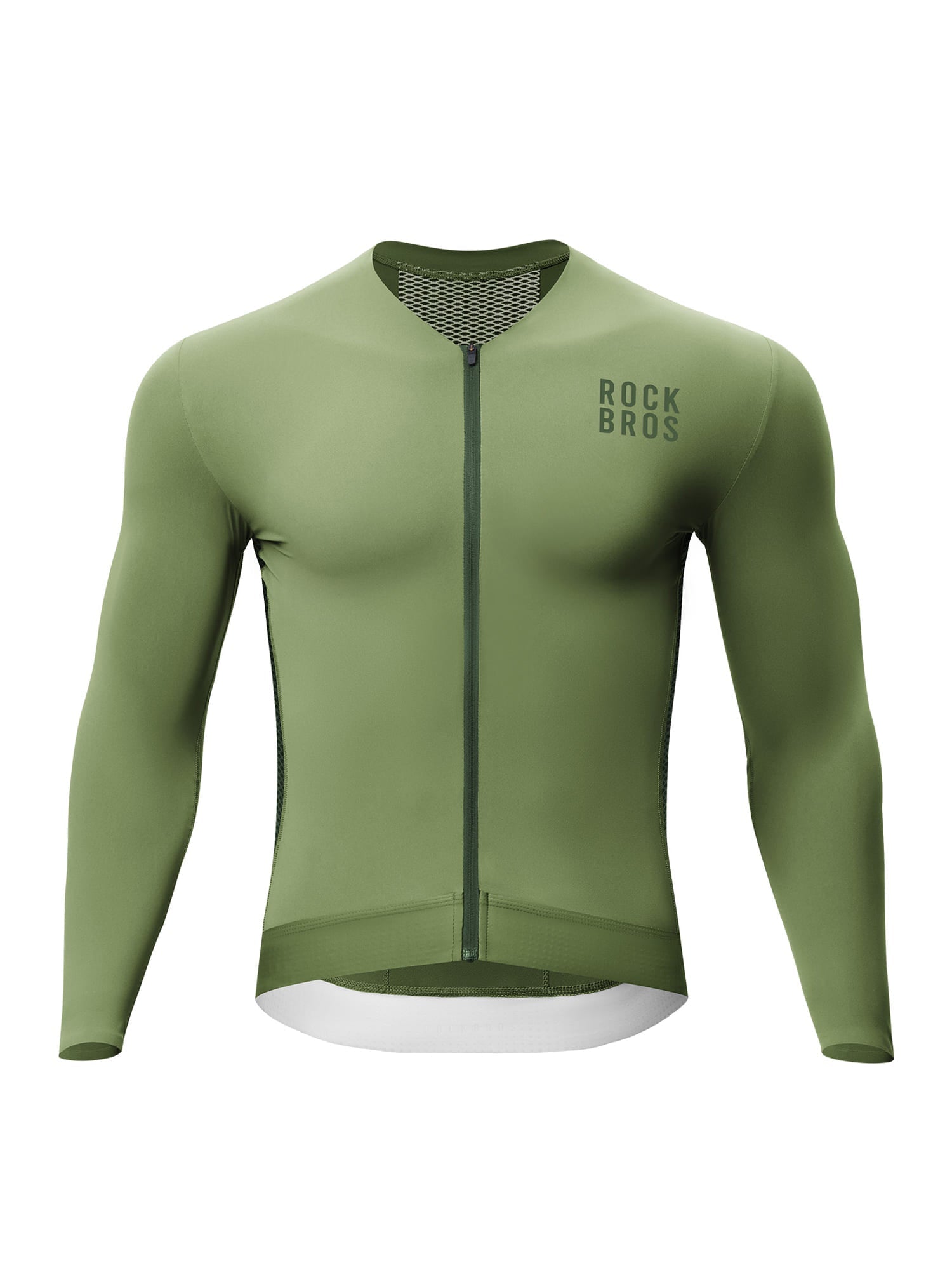 Men's Colorblock Long-Sleeve Cycling Jersey
