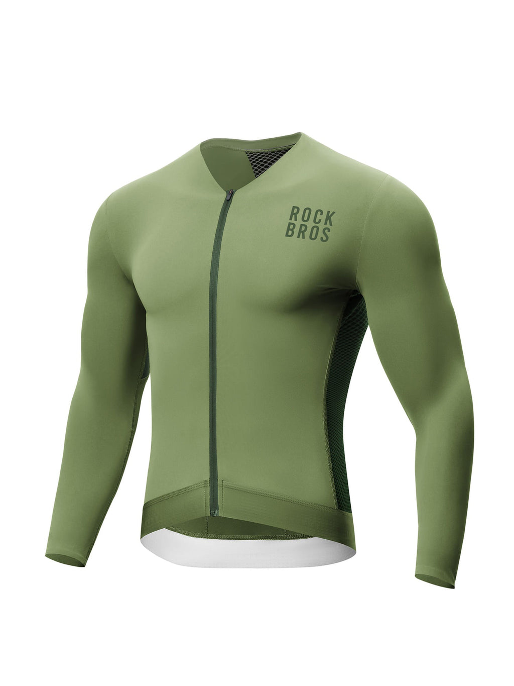 Men's Colorblock Long-Sleeve Cycling Jersey