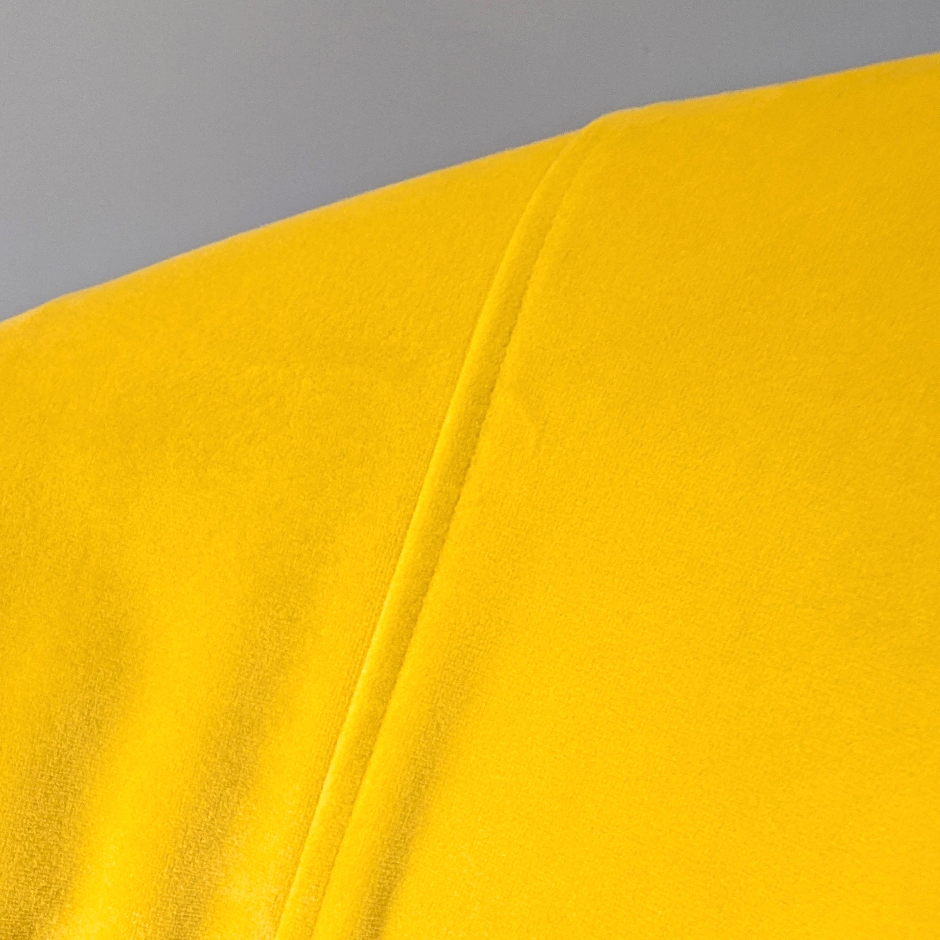 Bright Yellow Velvet Slipcover – Compatible with IKEA Skruvsta Chair