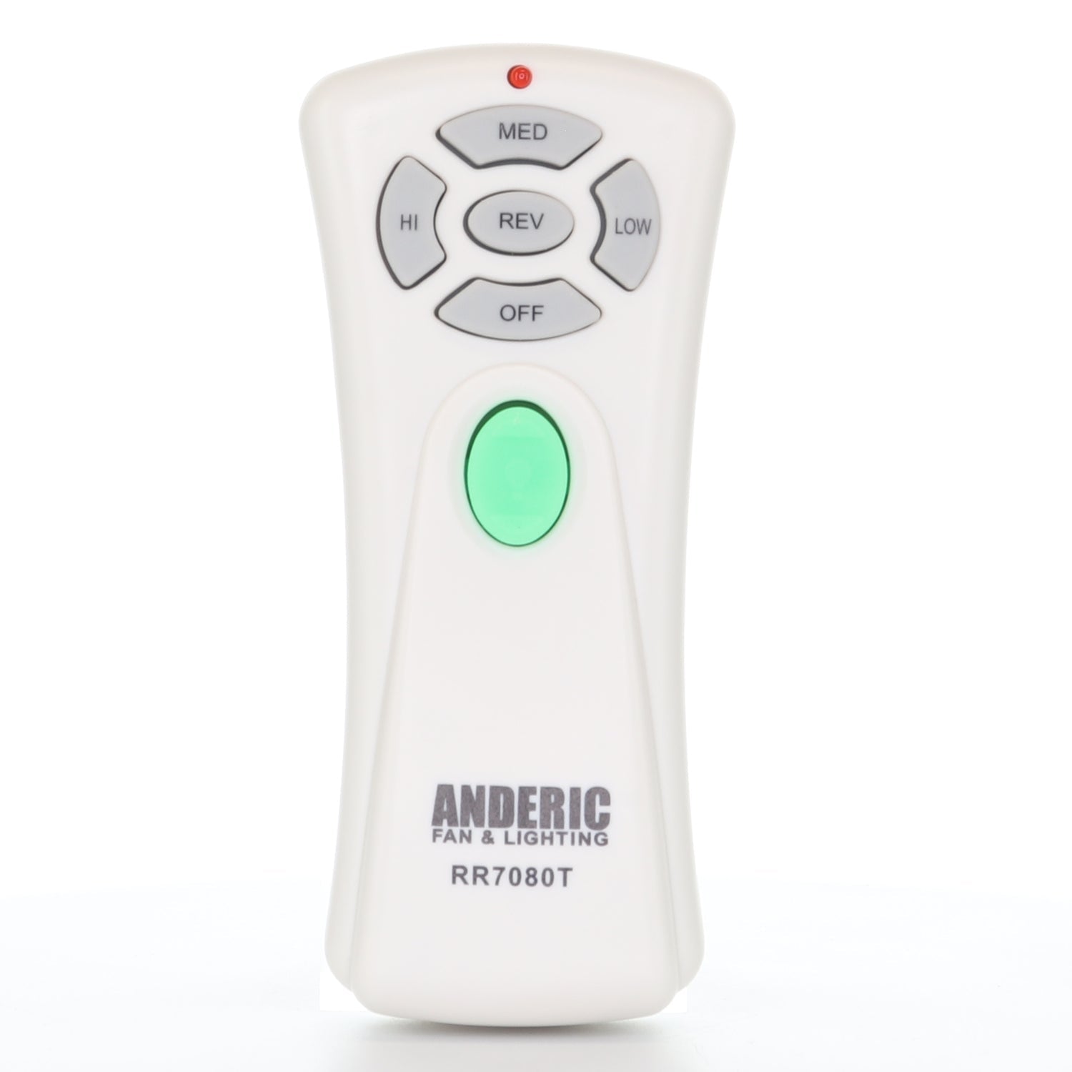 Anderic RR7080T (UC7080T) Ceiling Fan Remote Control for Hampton Bay | CHQ7080T | Up Light | Down Light | Reverse