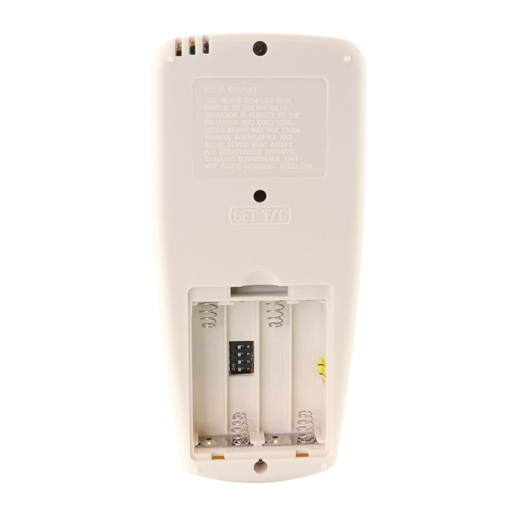 Anderic RR7096T Thermostatic Ceiling Fan Remote Control with Fan Timer Key | 303 MHz | CHQ7096T, CHQ8BT7096T