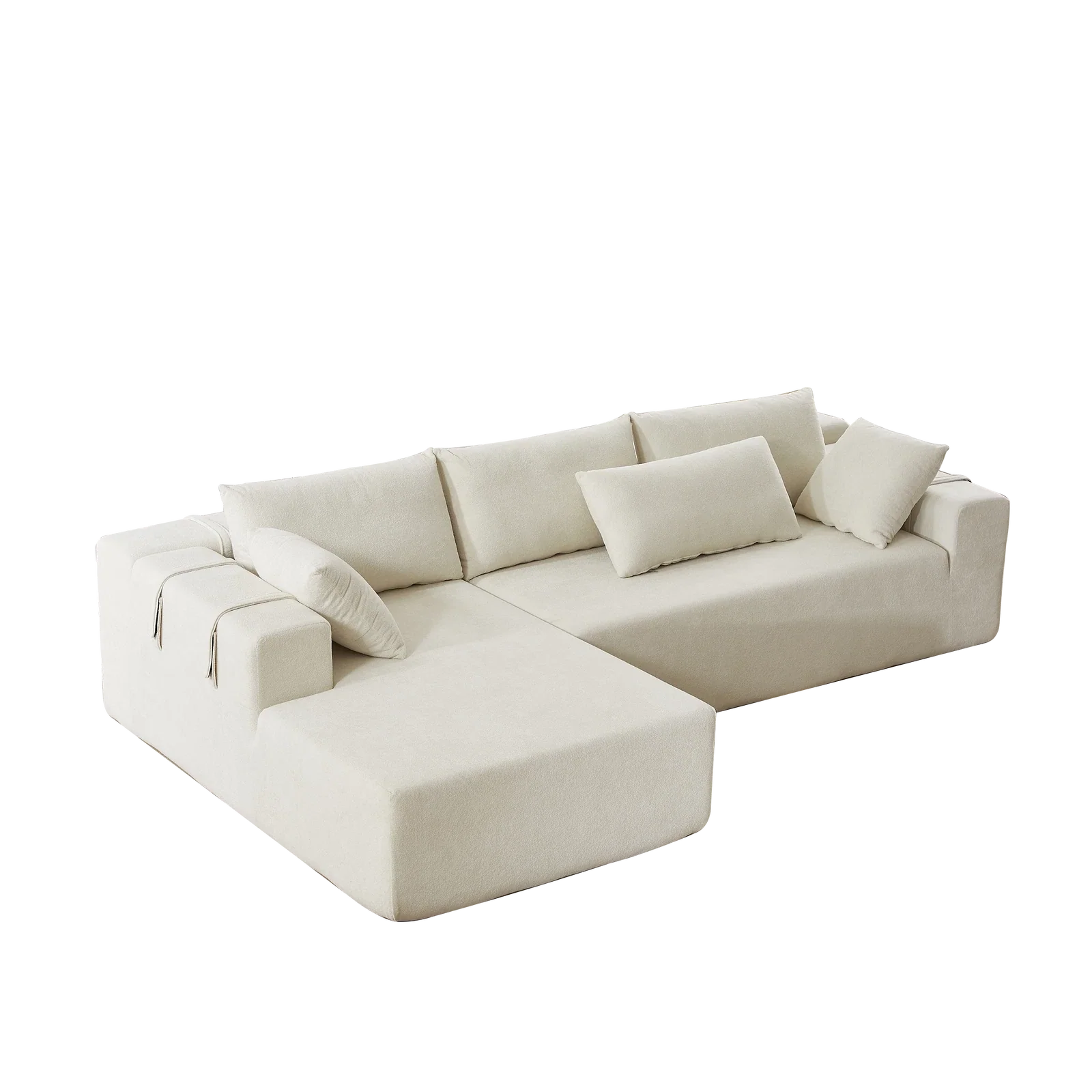 Modern Modular L Shaped Sectional Sleeper Couch