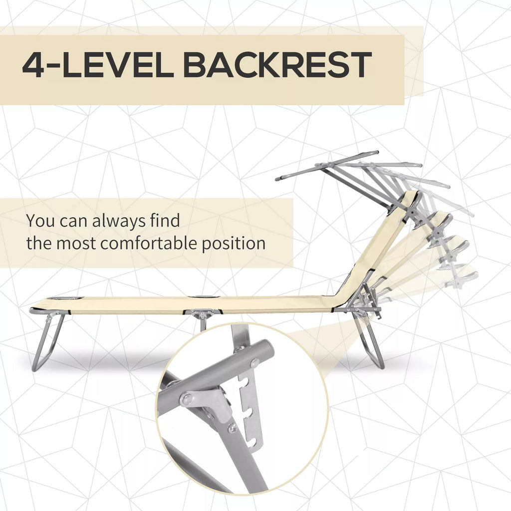 Macias Portable Outdoor Lounge Chair
