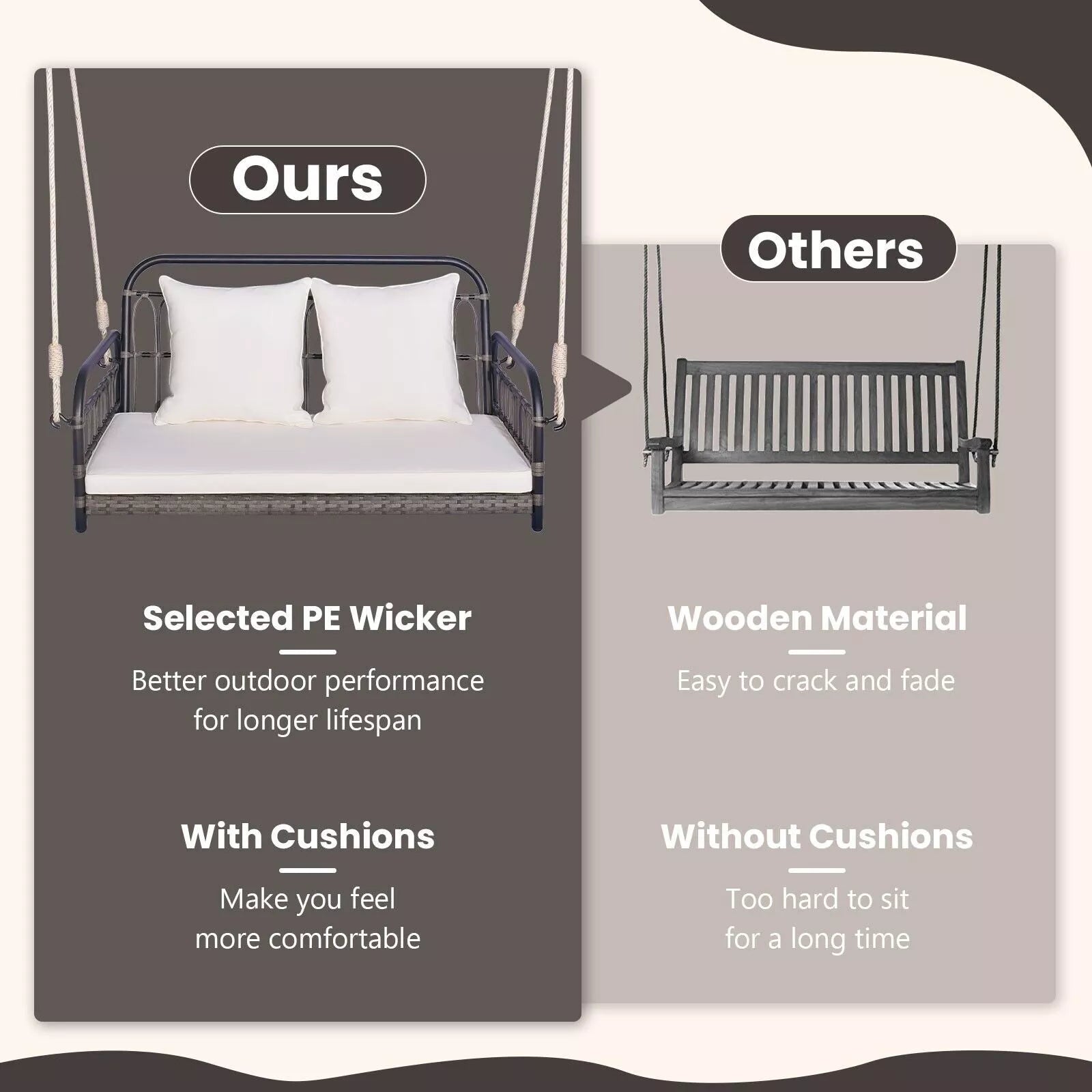 Libby Outdoor Darden Swing Chair