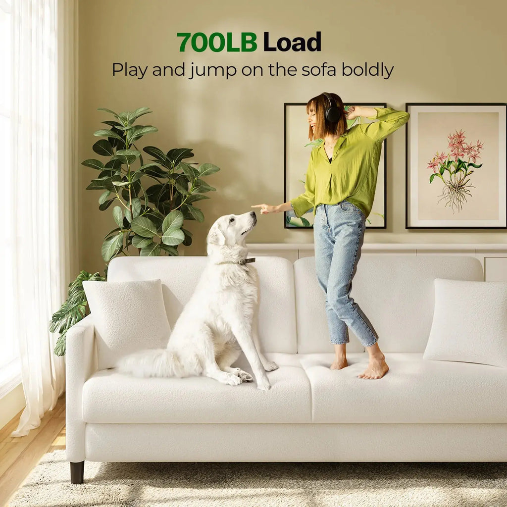 Modern Velvet Loveseat Couch