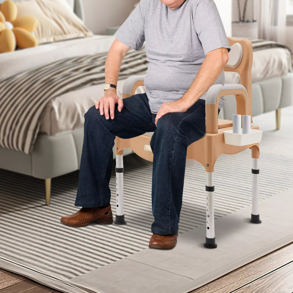Mccall Adult's Bedside Commode Chair
