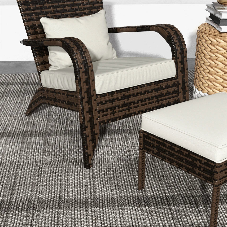 Moore Rattan Adirondack Chair