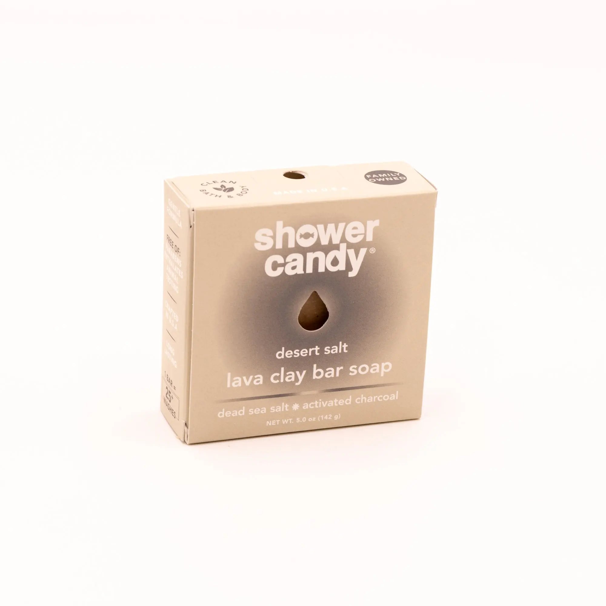 Desert Salt Body Wash Bar – Detox with Lava Clay & Minerals