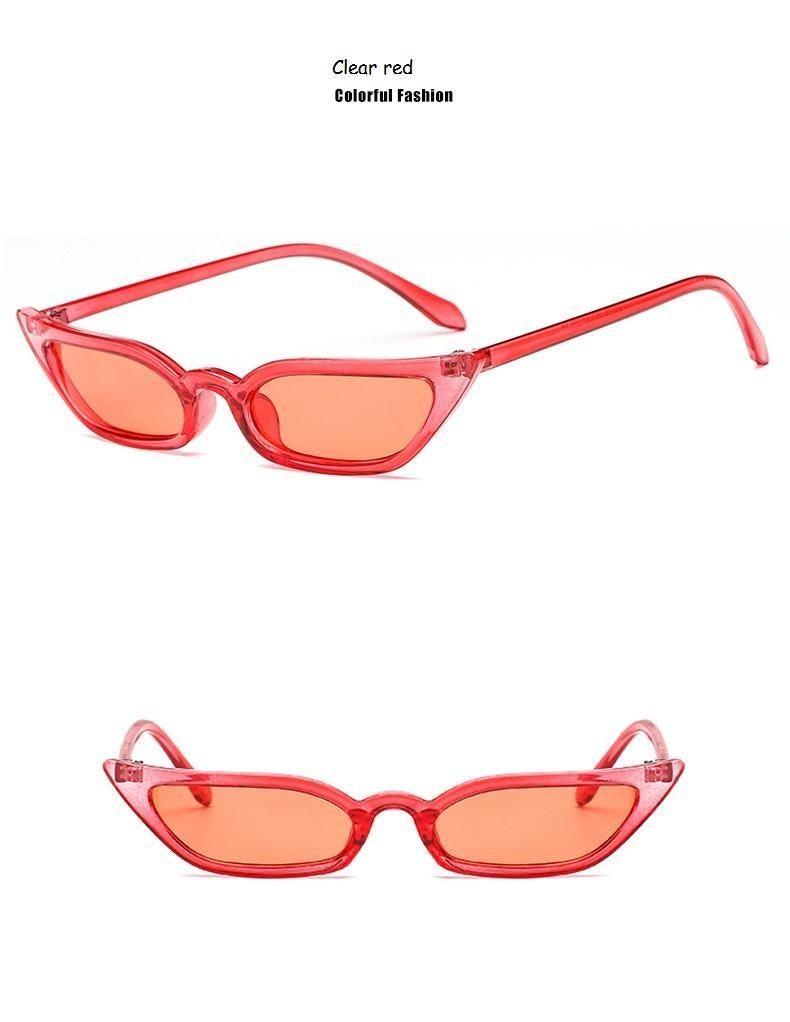 Small Cat Eye Sunglasses Vintage Square Shade Women Eyewear Retro Glasses Lady Outdoor Eyeglass Shades For Women Summer Sunglasses For Men And Women