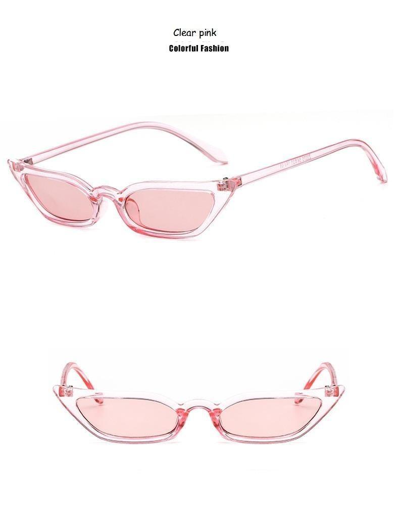 Small Cat Eye Sunglasses Vintage Square Shade Women Eyewear Retro Glasses Lady Outdoor Eyeglass Shades For Women Summer Sunglasses For Men And Women