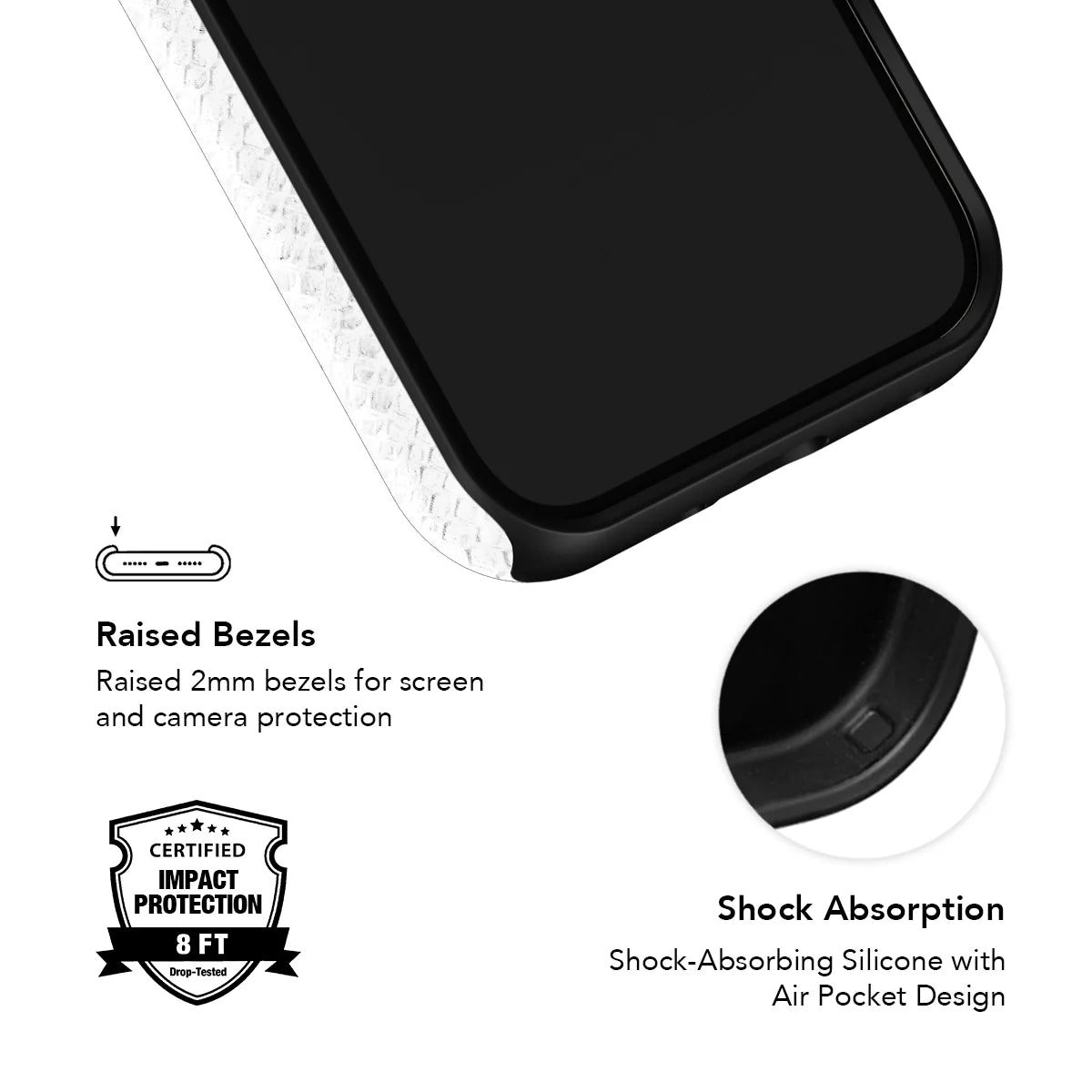 White Venom | Snake Skin Print iPhone Case