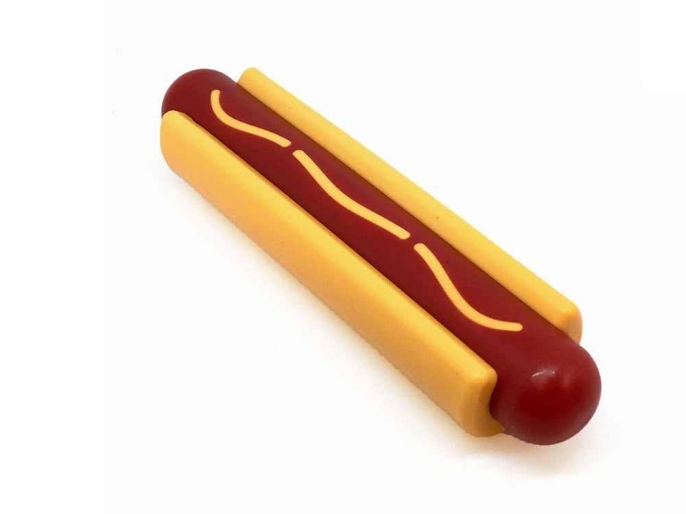 Hot Dog Nylon Dog Toy for Aggressive Chewers | USA Made | SodaPup
