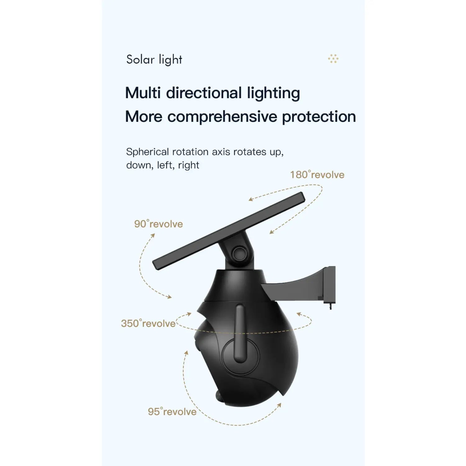 Solar Wall Lights for Outside with Waterproof & Motion Sensor