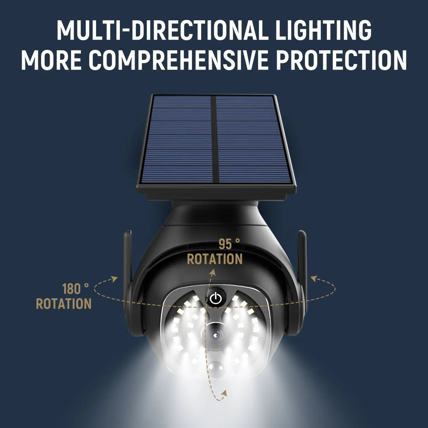 Solar Wall Lights for Outside with Waterproof & Motion Sensor