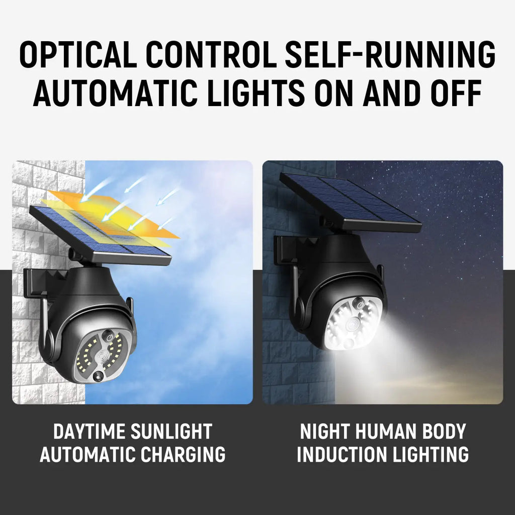 Solar Wall Lights for Outside with Waterproof & Motion Sensor