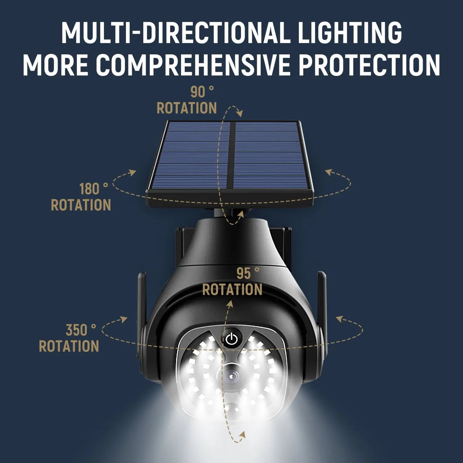 Solar Wall Lights for Outside with Waterproof & Motion Sensor