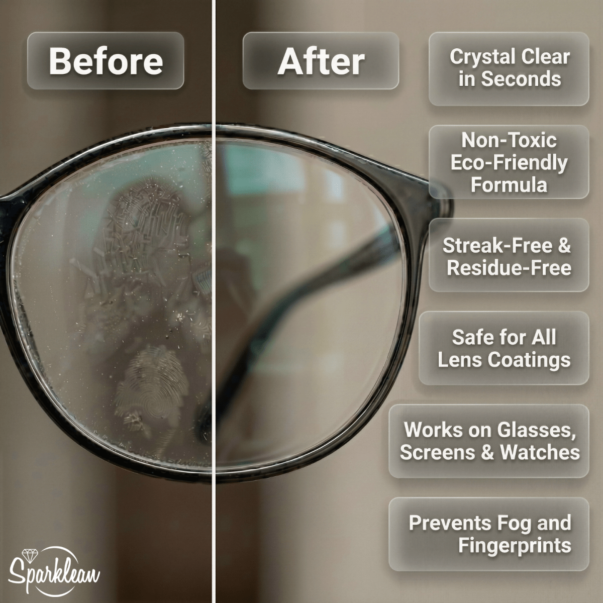 Sparklean® Original Cleaning Spray | Safe for All Jewelry | Coatings | Anti-Fog