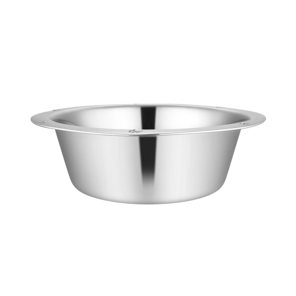 Jeffers Stainless Steel Embossed Wide-Lip Food & Water Pet Bowls
