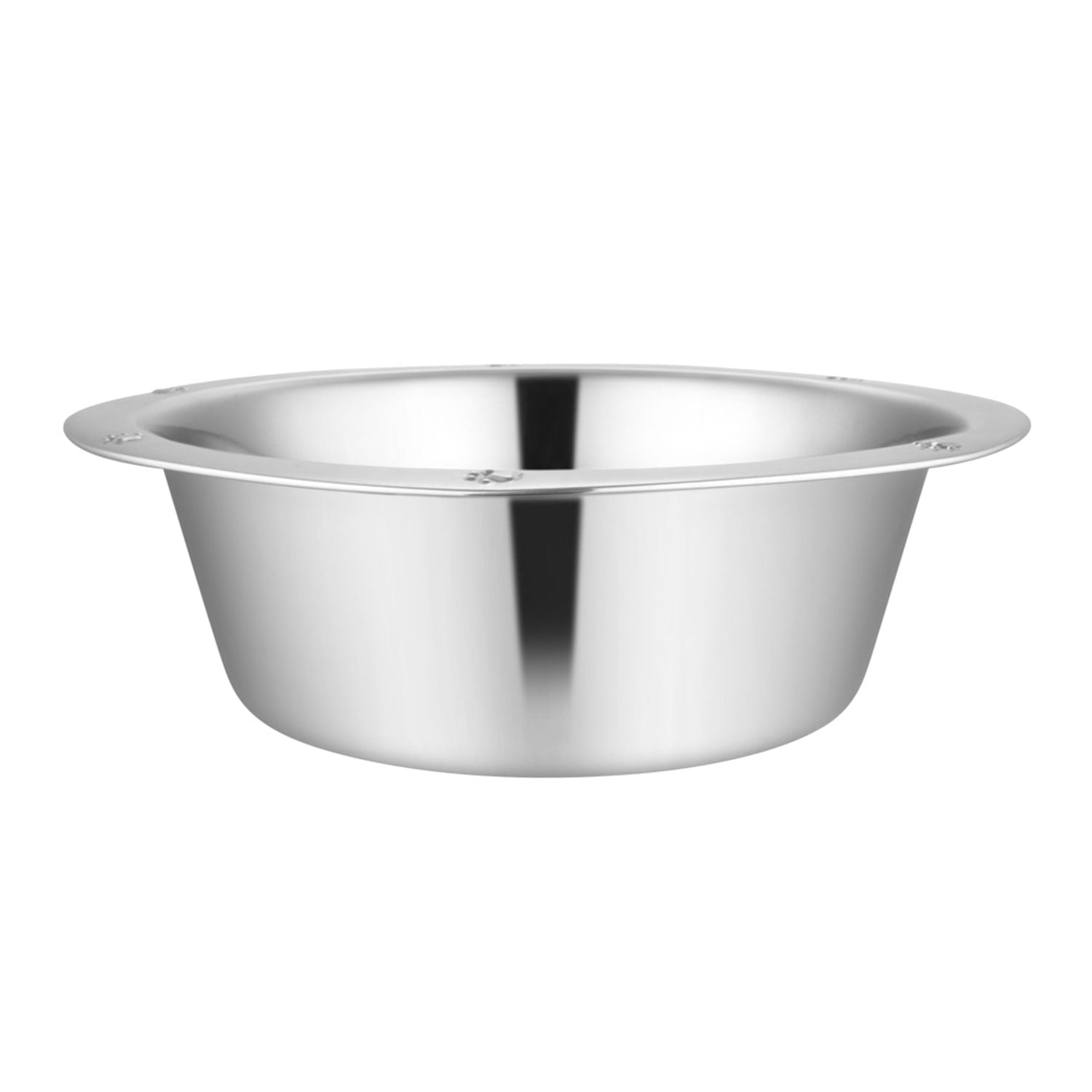 Jeffers Stainless Steel Embossed Wide-Lip Food & Water Pet Bowls