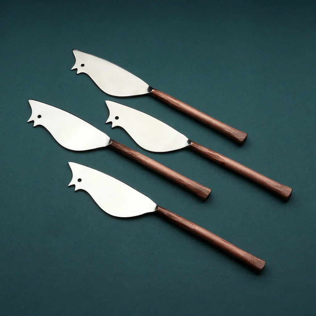 Sundance Ratoncito Cheese Spreader/Knife 4 Pc. Set