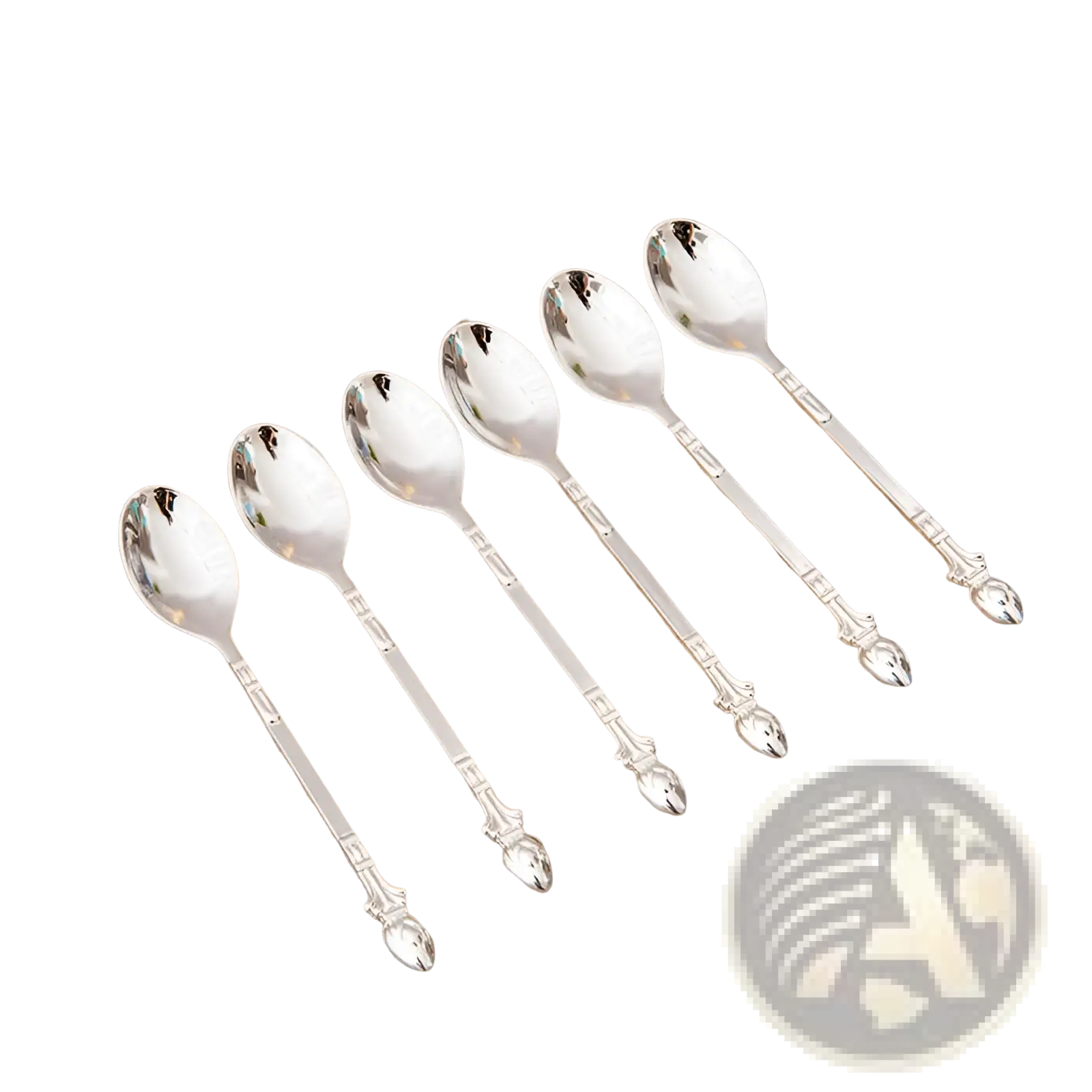 Swan Cutlery Set Gold Dessert Spoons and Forks