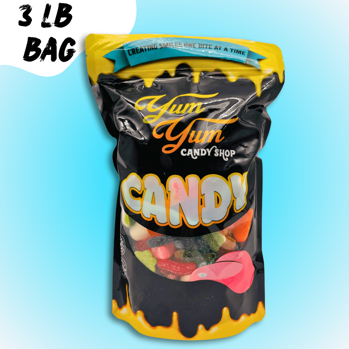 Ultimate Gummy Candy Mix - Over 150 Kinds - Sweet Sour Snack | Yum Yum Candy Shop