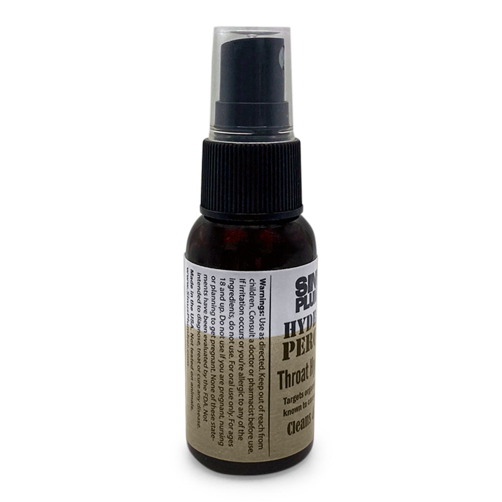 Sinus Plumber Hydrogen Peroxide Throat Spray Cold and Flu Prevention