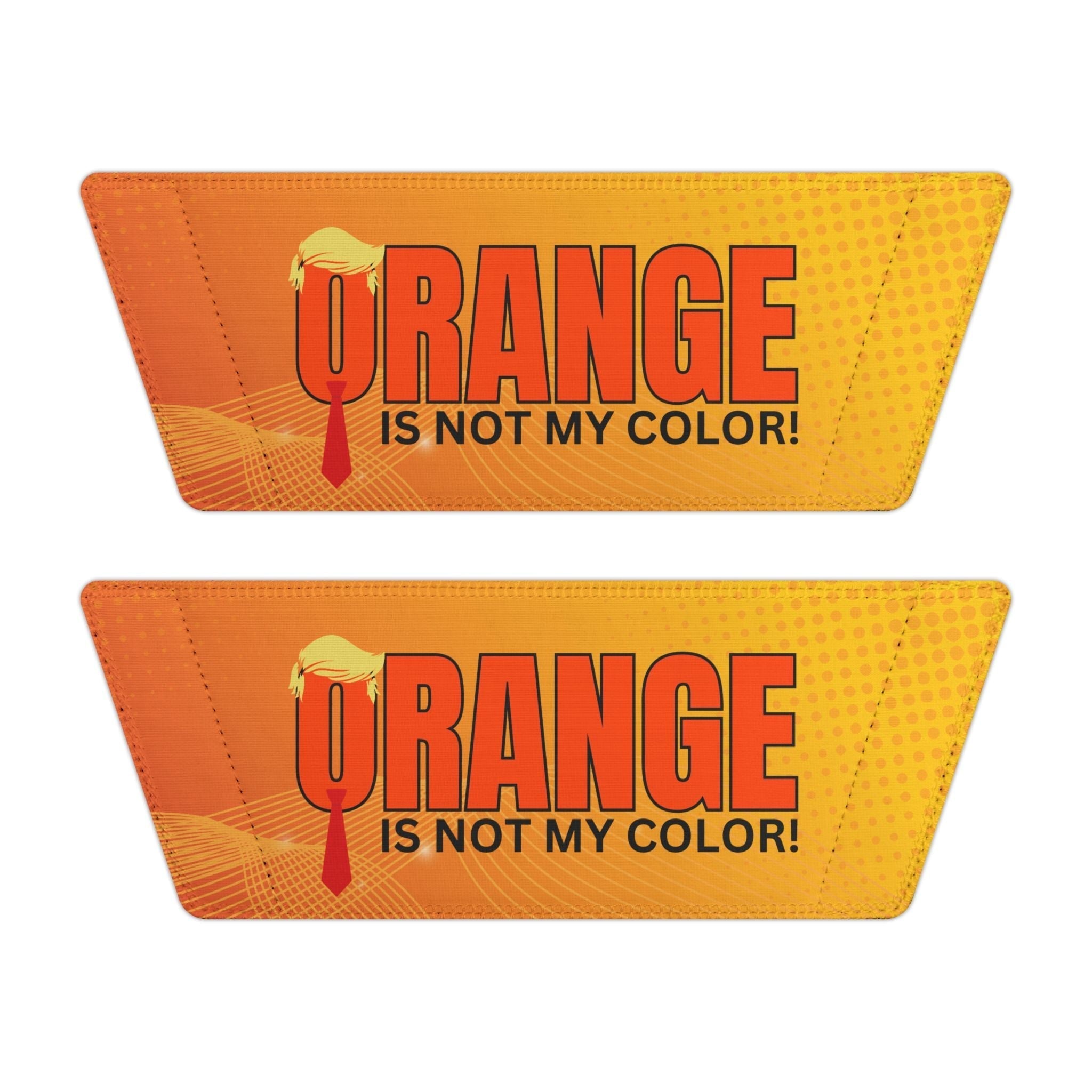Trendy Men's Sandals - 'Orange Is Not My Color' Statement Footwear
