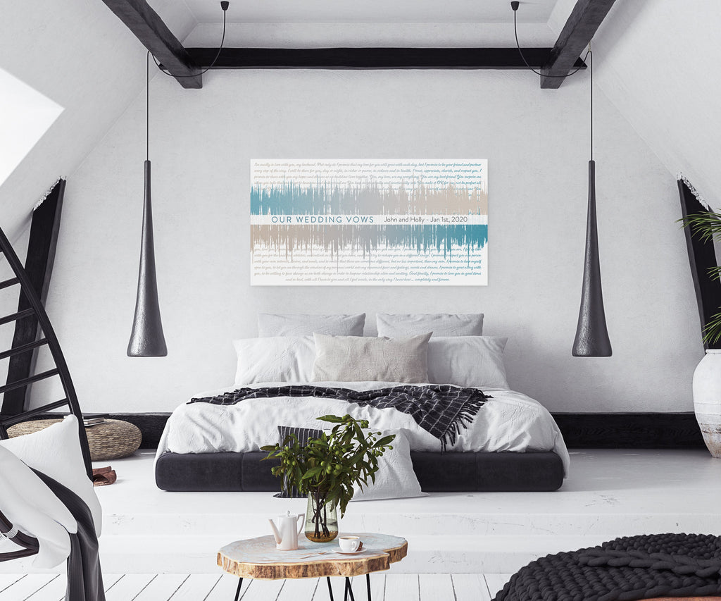Soundwaves With Vows - Soundwave Art