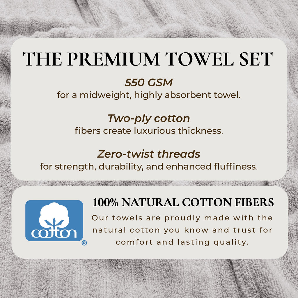 Luxury Cotton Towels - Karina Collection