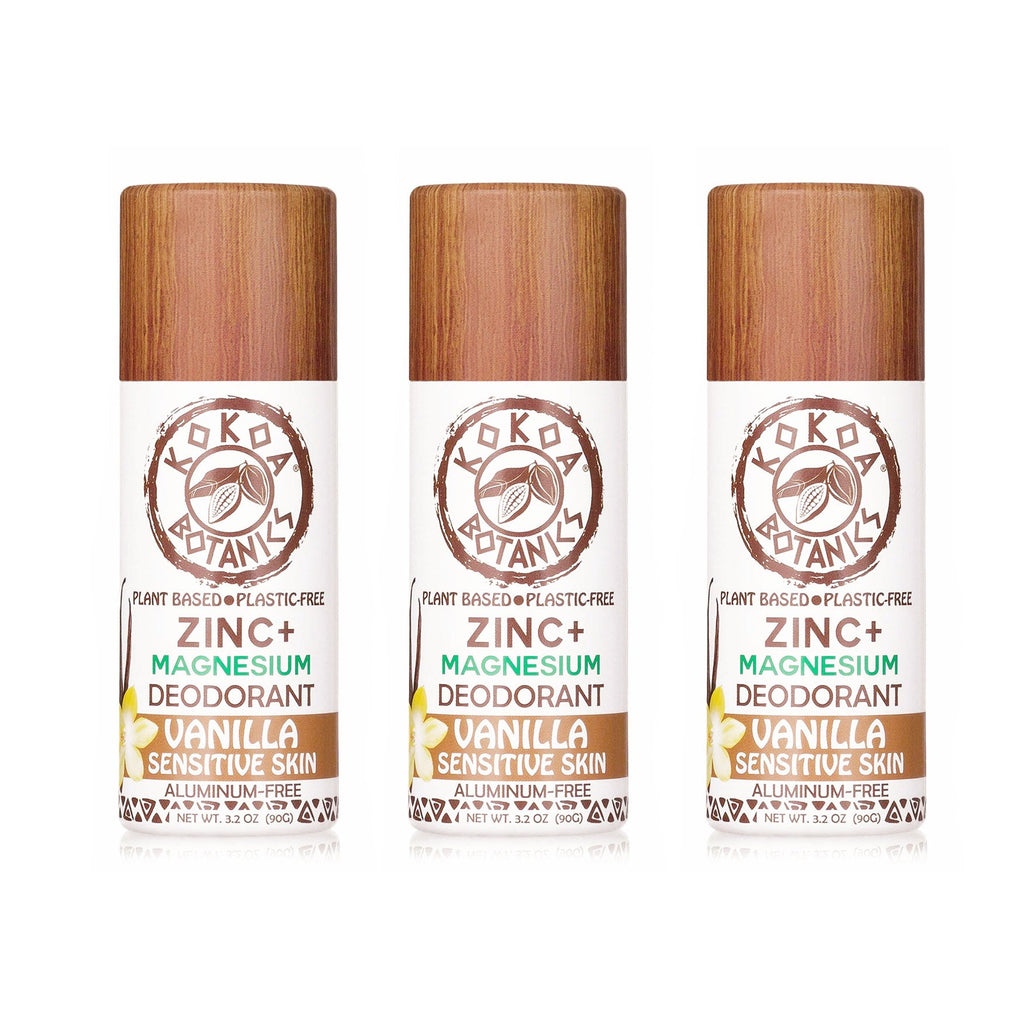 3 Pack Natural Deodorant - Choose Your Variety - Aluminum-Free