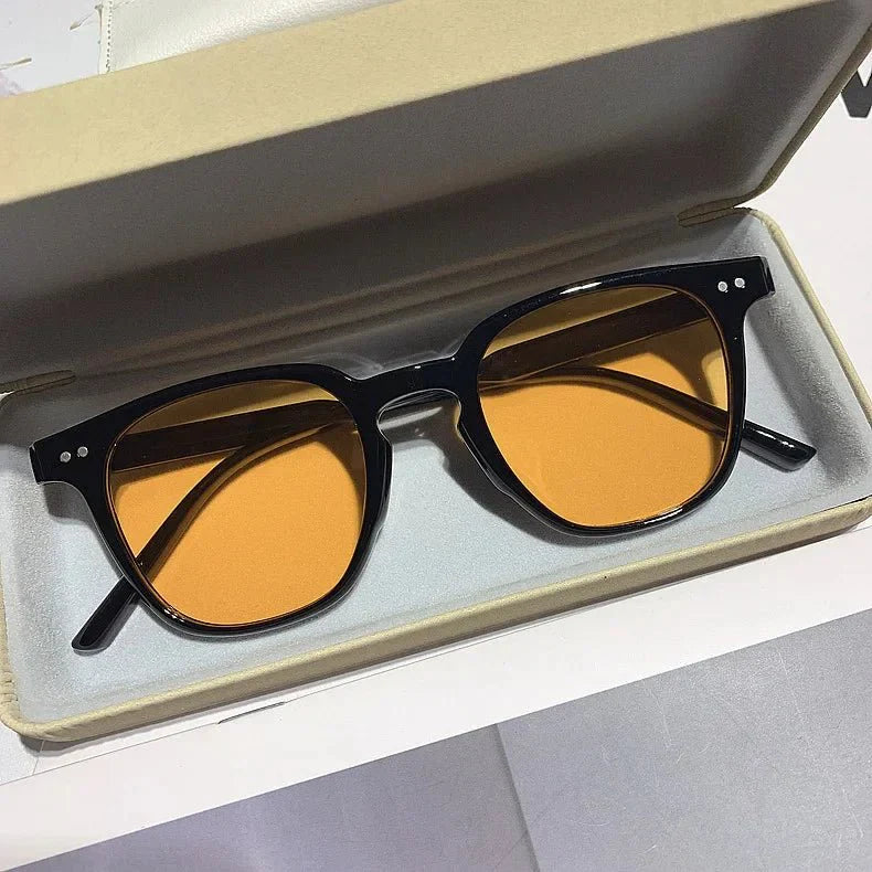 Vintage Square Sunglasses – Retro Mirror Eyewear