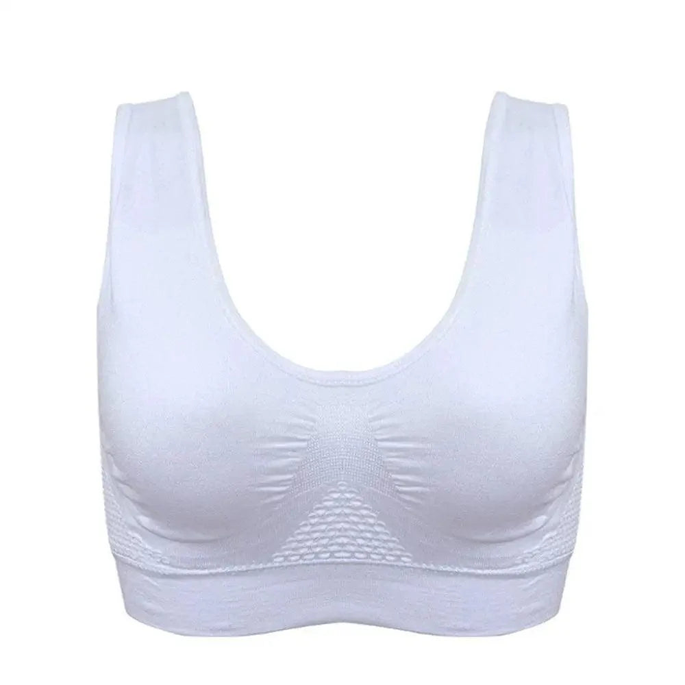 Vintage Style Comfortable Aire Bra Posture Corrector Lift Up Bra For Women Breathable Yoga Underwear Shockproof Sports Bra