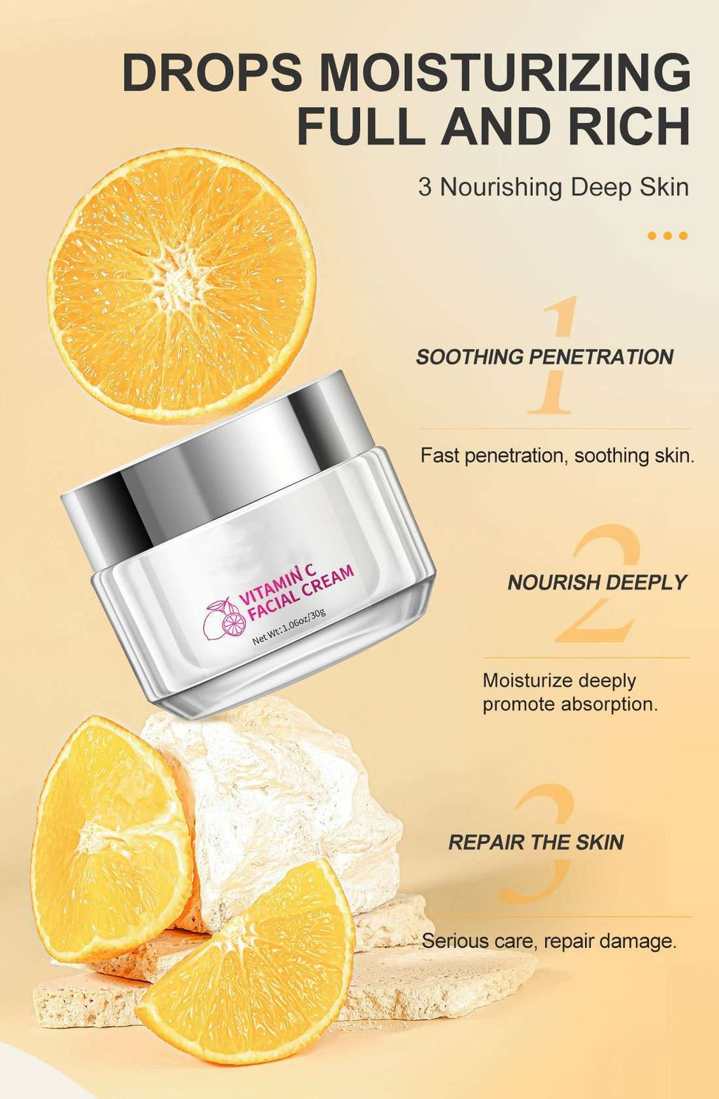 Vitamin C Brightening Face Cream – Skin Care 30g
