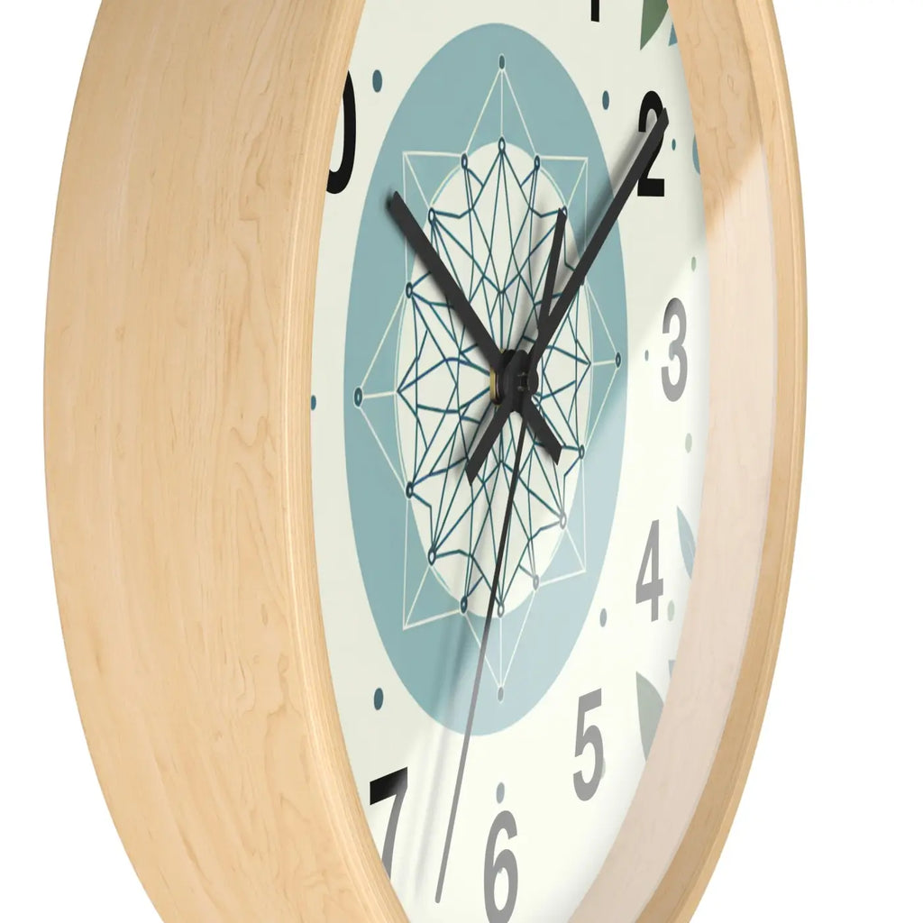 Abstract Art Wall Clock - Nature Inspired Design - DipaliZ