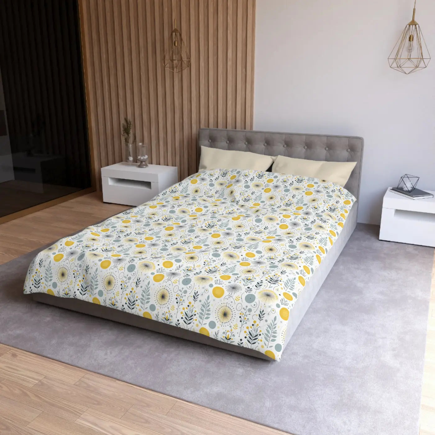 Cozy Microfiber Duvet Cover - Stylish Bedroom - Dipaliz