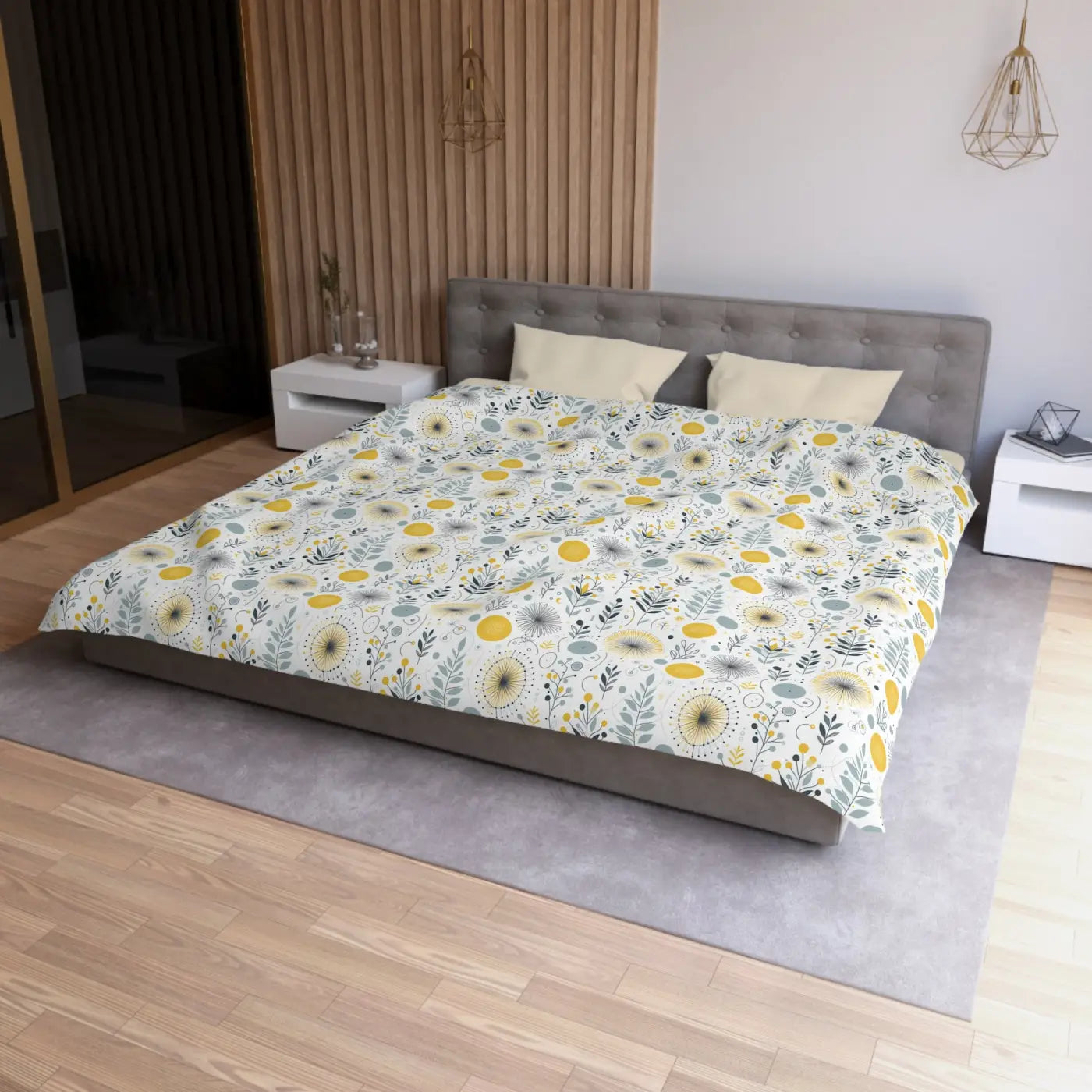 Cozy Microfiber Duvet Cover - Stylish Bedroom - Dipaliz