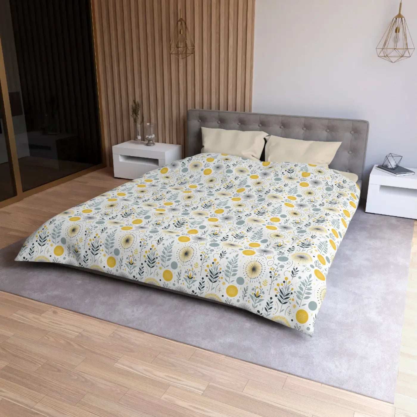 Cozy Microfiber Duvet Cover - Stylish Bedroom - Dipaliz
