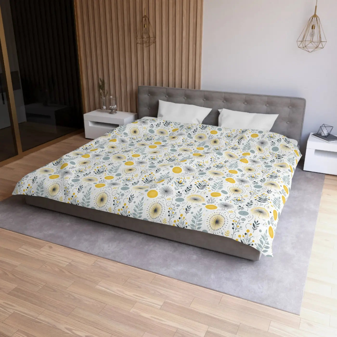 Cozy Microfiber Duvet Cover - Stylish Bedroom - Dipaliz