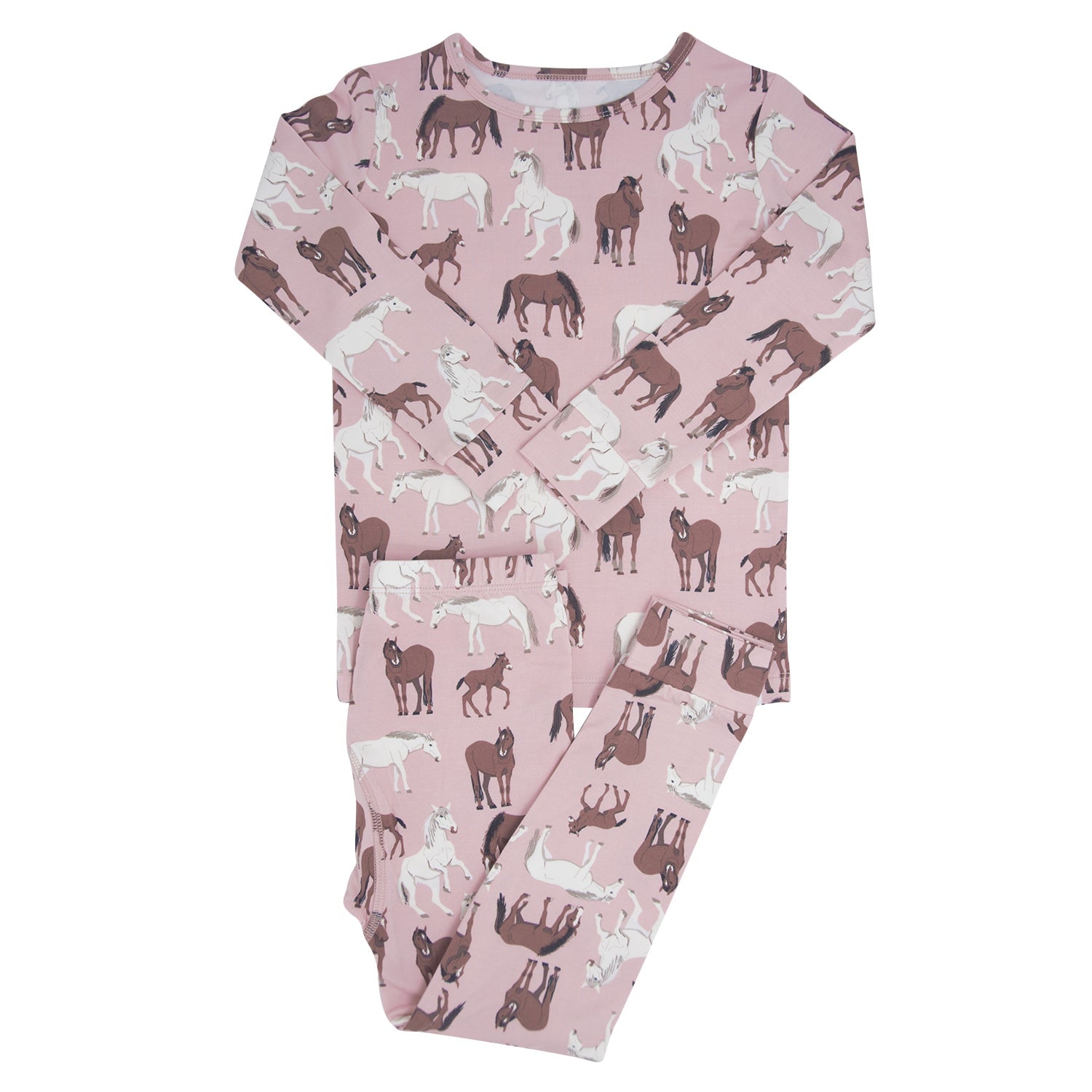 Wild Horses Big Kid Pajama Set(Up to 12 years)