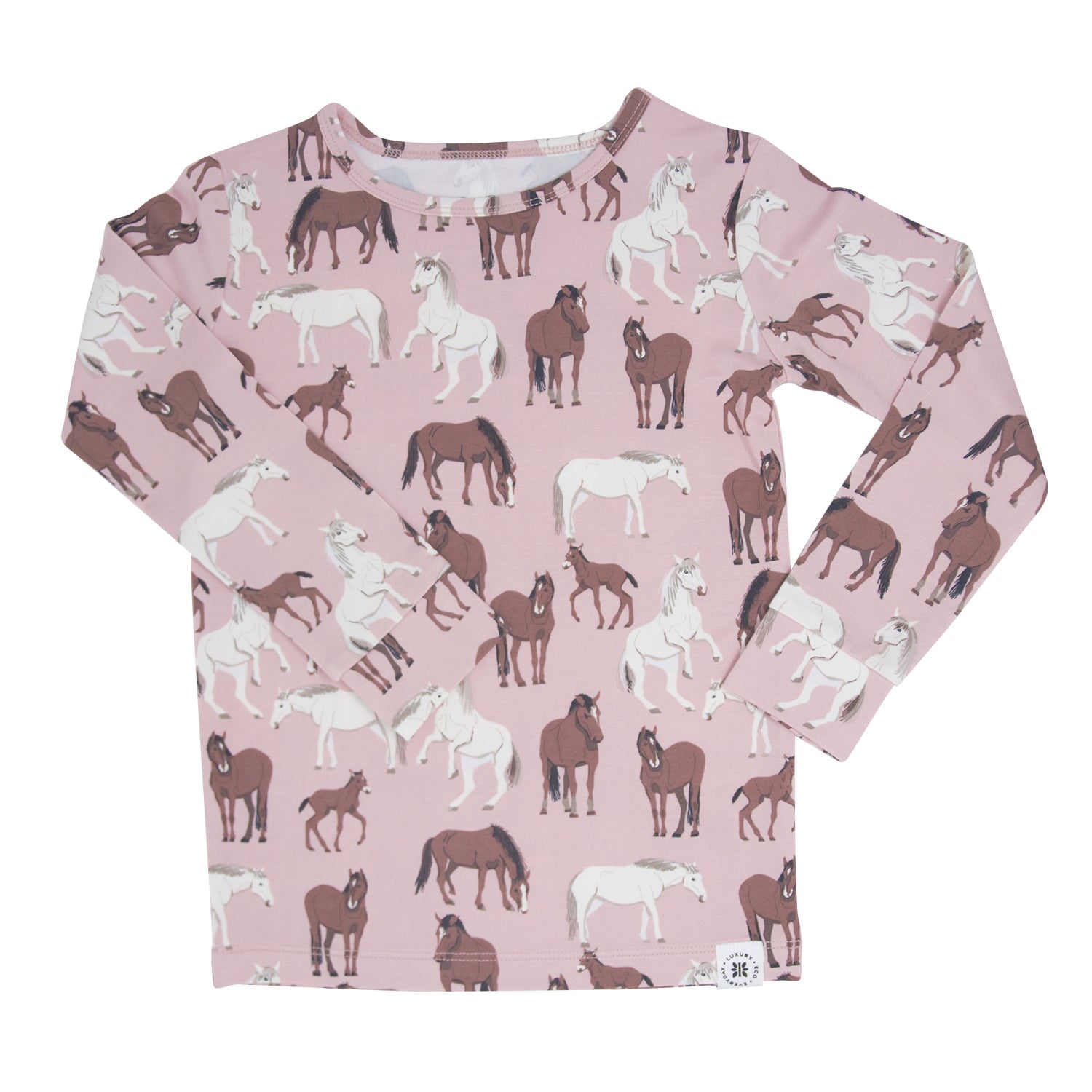 Wild Horses Big Kid Pajama Set(Up to 12 years)