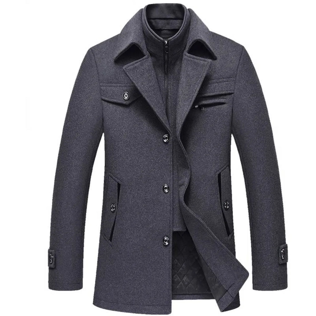 Men's Winter Wool Coat