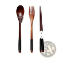 Wooden Spoon and Fork Set Kitchen Utensil Tools 9 Pack