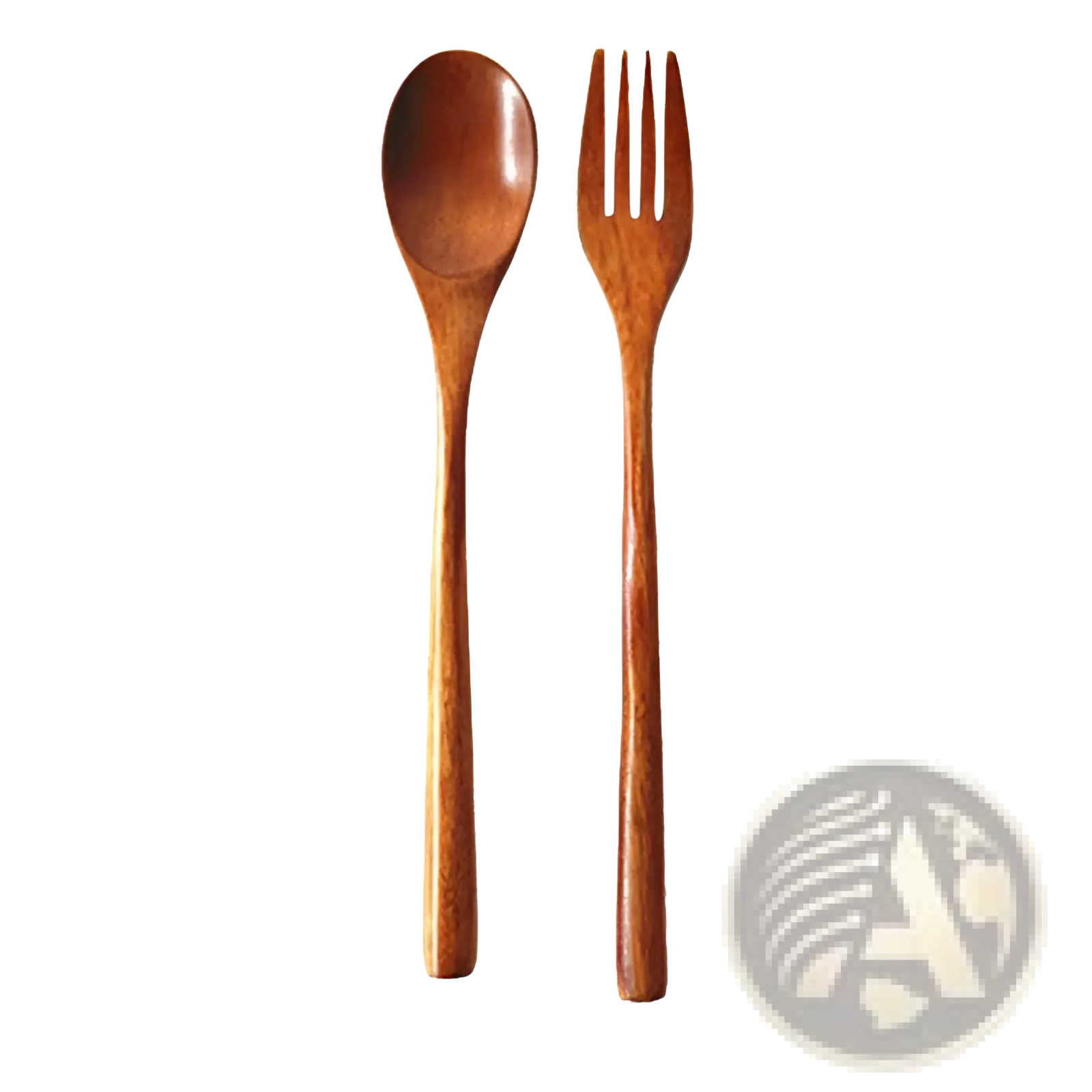 Wooden Spoon and Fork Set Kitchen Utensil Tools 9 Pack