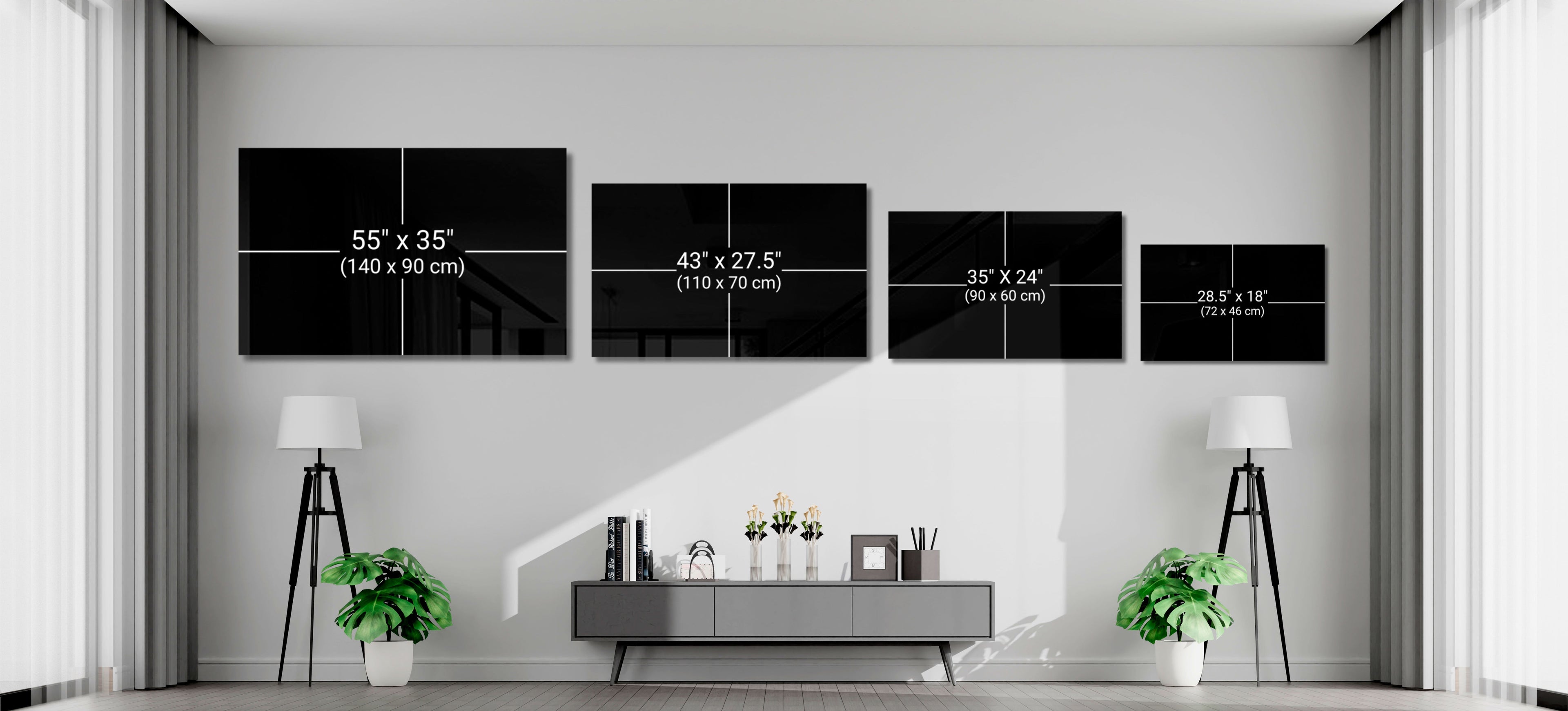 Night of the Tree Glass Wall Art